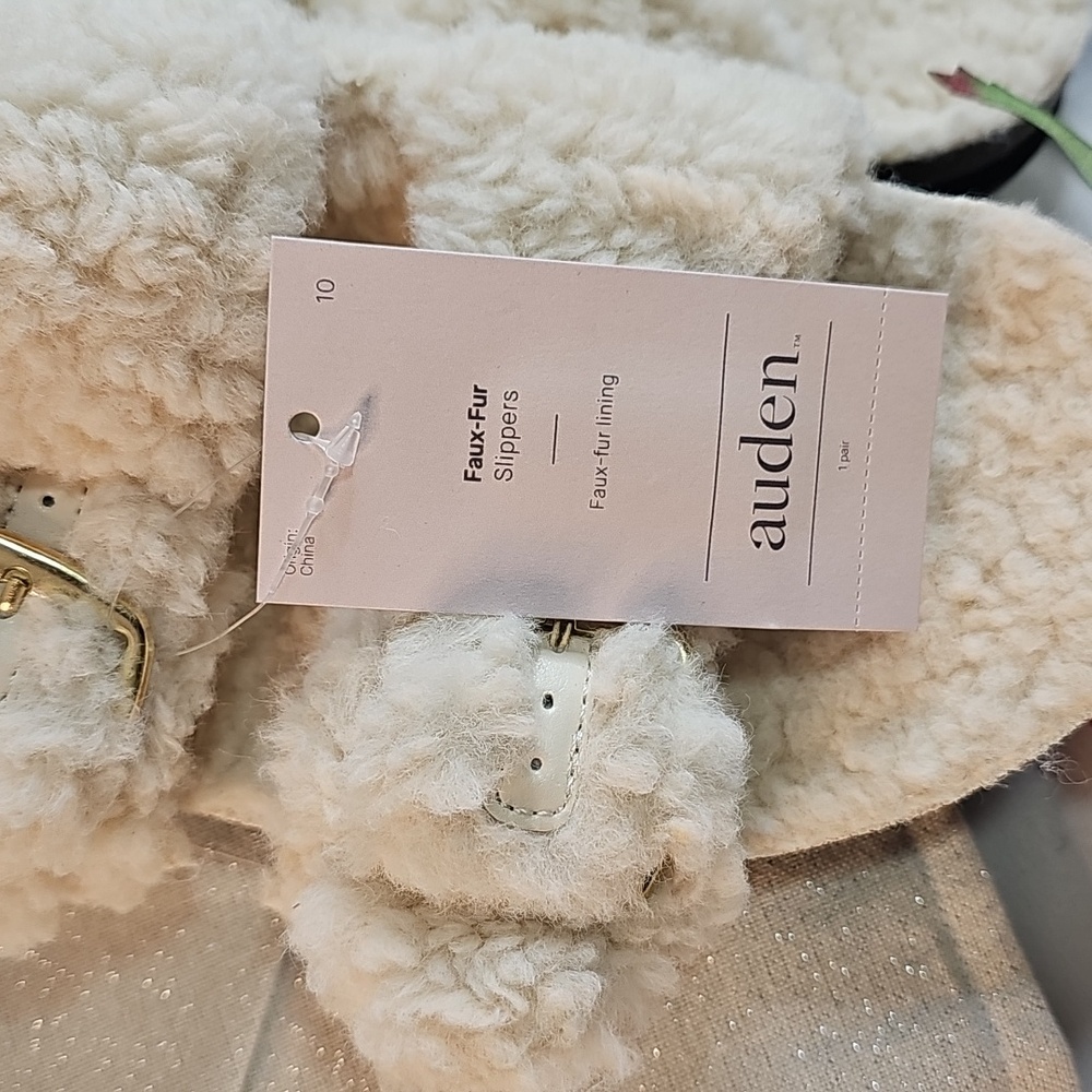 Auden Intimates Slippers Elegant Loungewear Y2K Coastal Casual - Picture 8 of 12